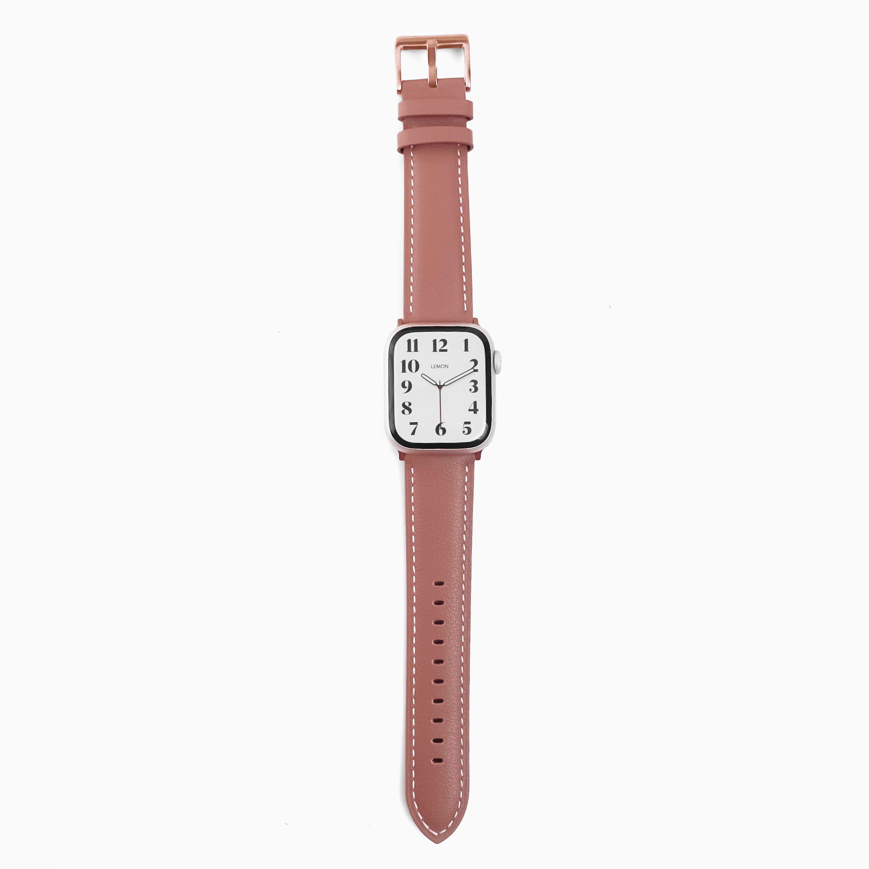 Soft Leather Apple Watch Strap - Berry