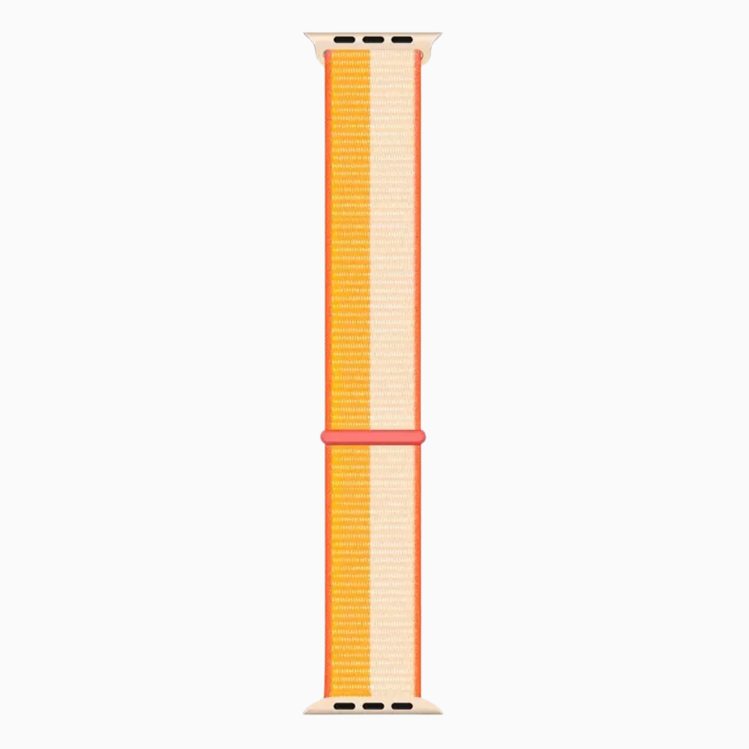 Soft Nylon Apple Watch Loop - Orange