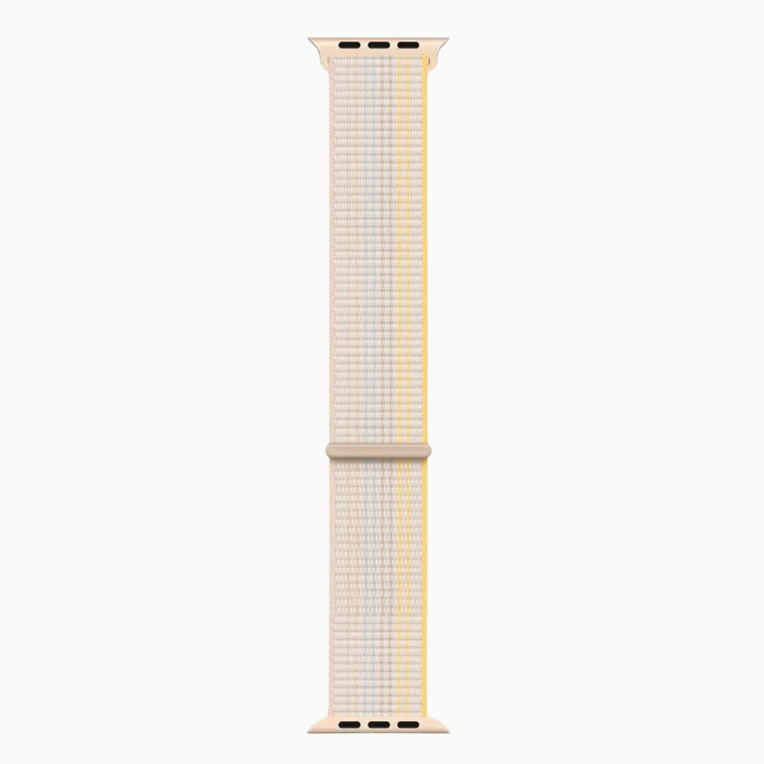 Soft Nylon Apple Watch Loop - Yellow