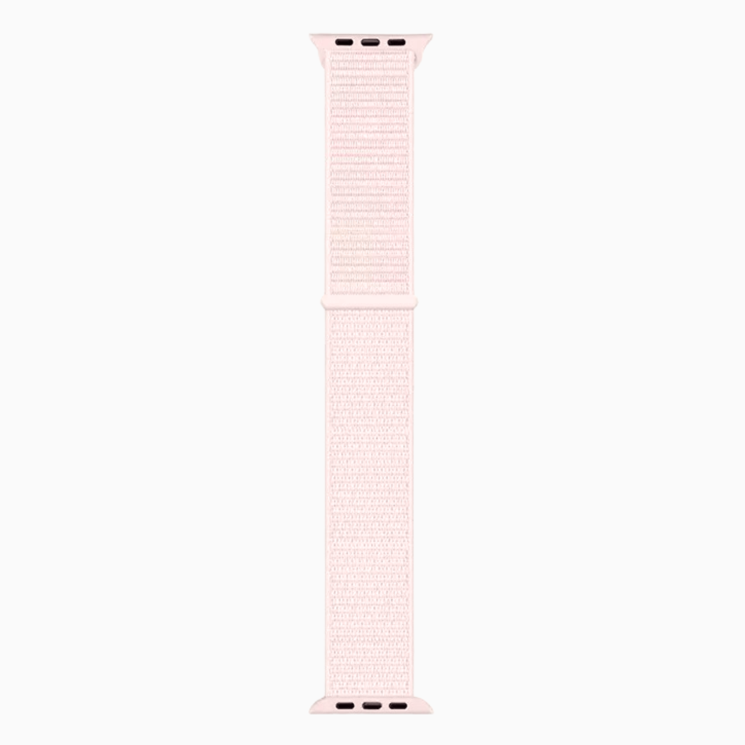 Soft Nylon Apple Watch Loop - Light Pink