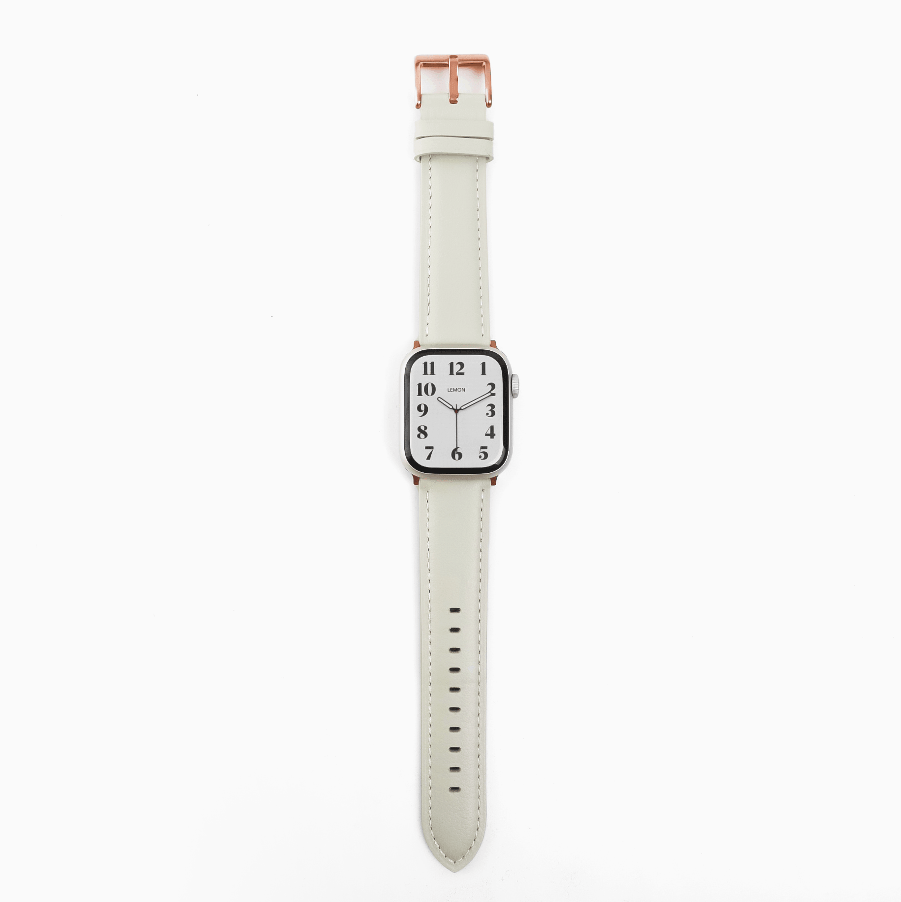Soft Leather Apple Watch Strap - Light Green