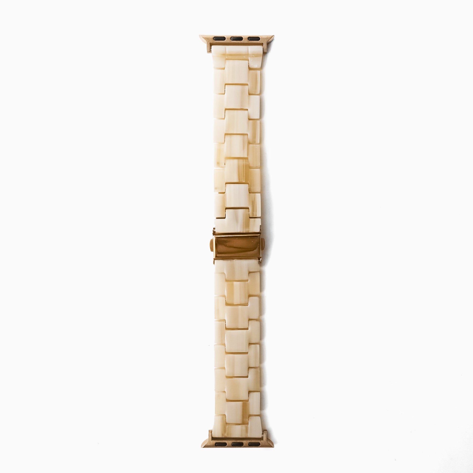 Polly Resin Apple Watch Band - Sand Stripe