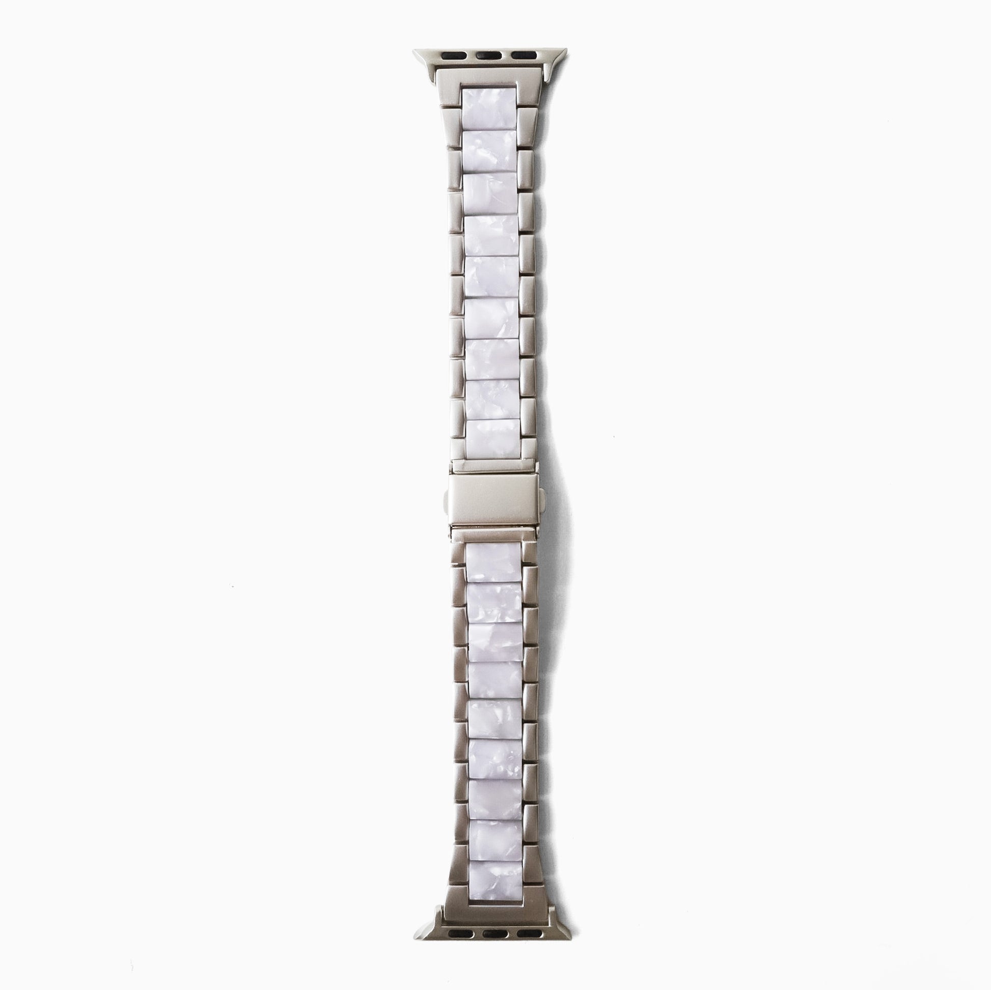 Natural Apple Watch Strap - Pearl White
