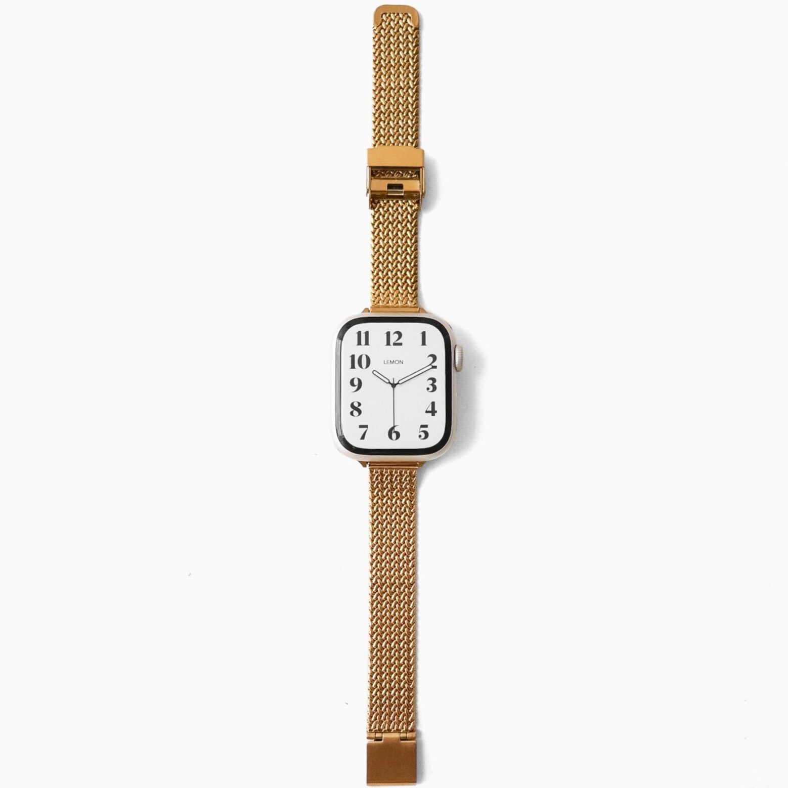 (St-Steel) Slim Stellar Apple Watch Strap - Gold