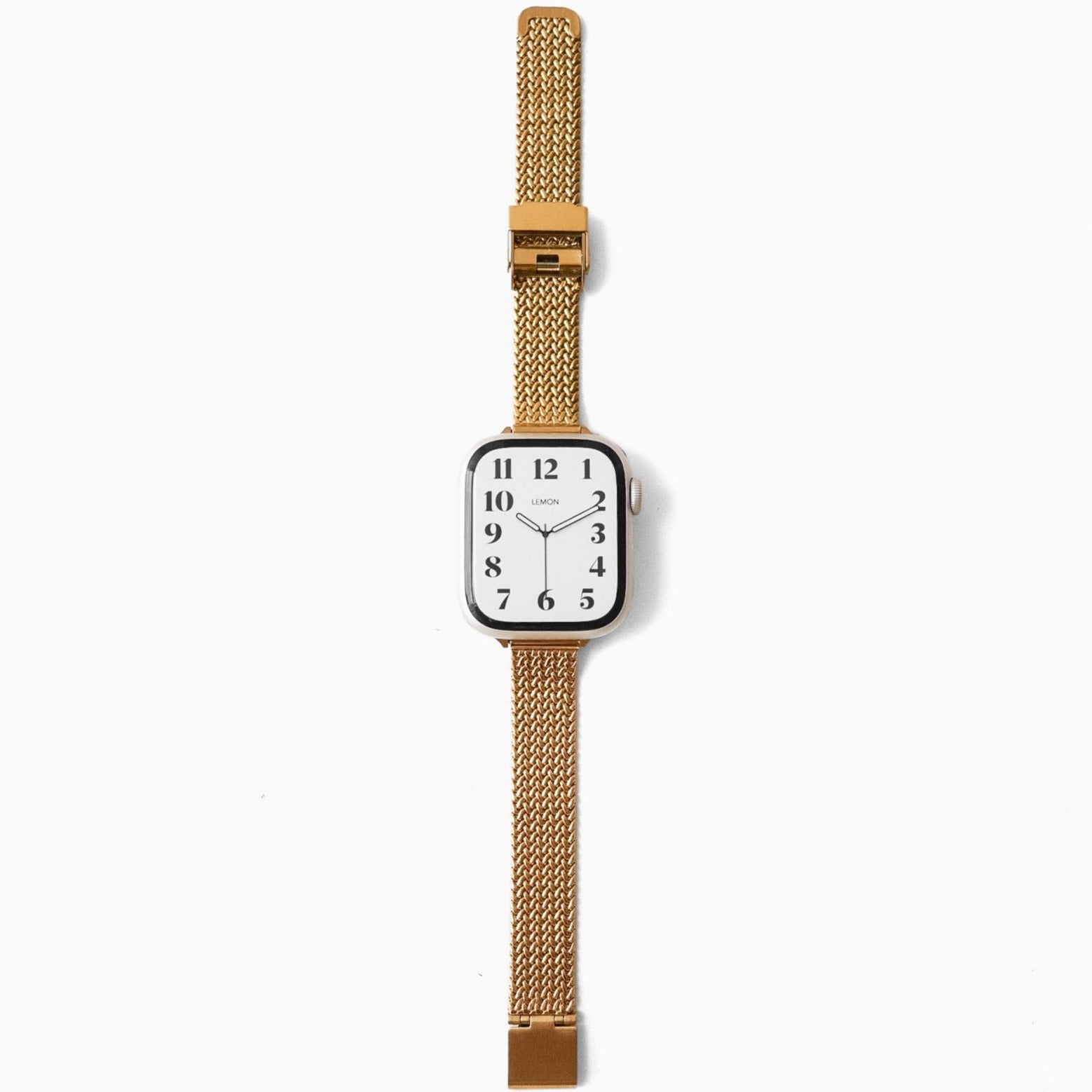 (St-Steel) Slim Stellar Apple Watch Strap - Gold