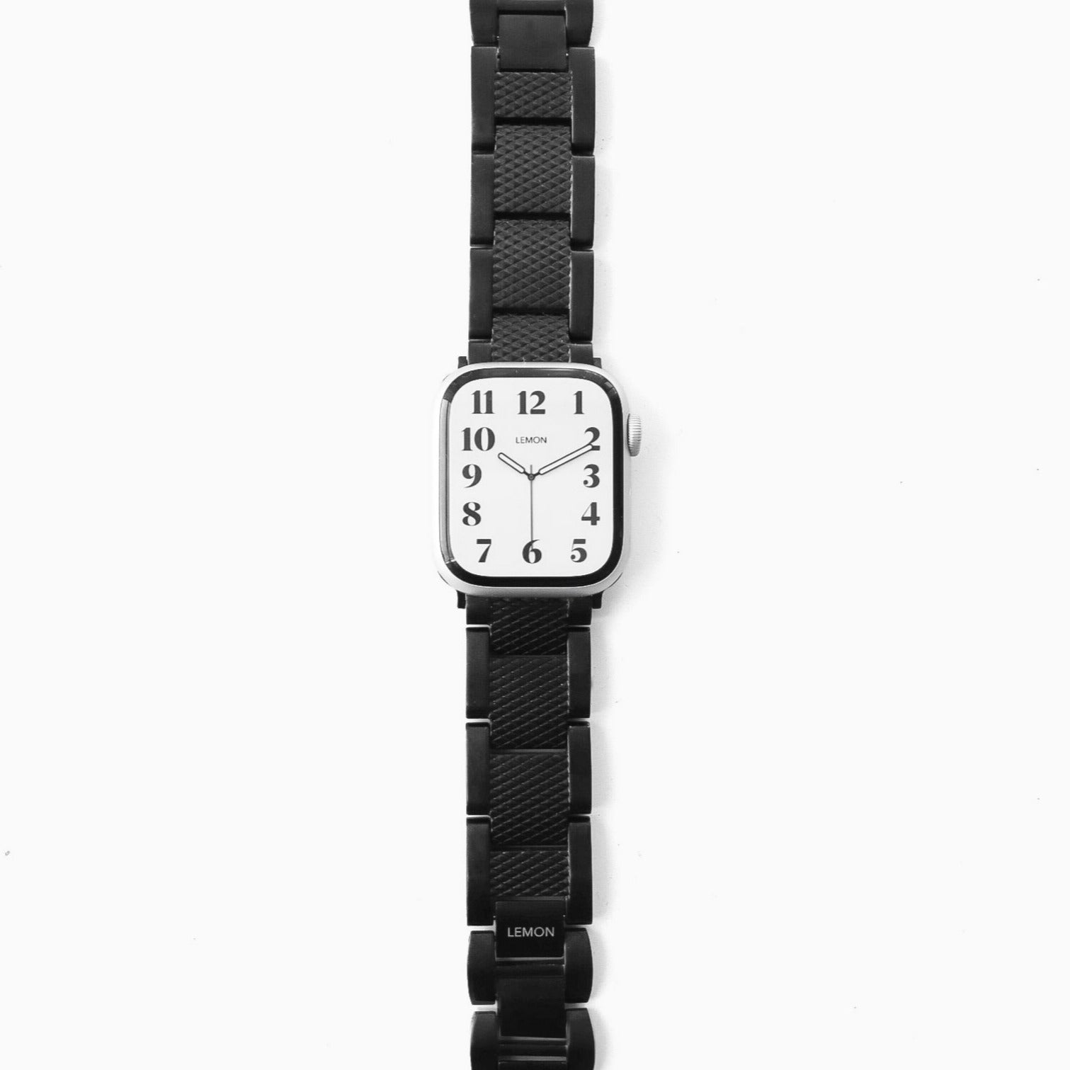 (St-Steel) Cape No.1 Apple Watch Strap - Black