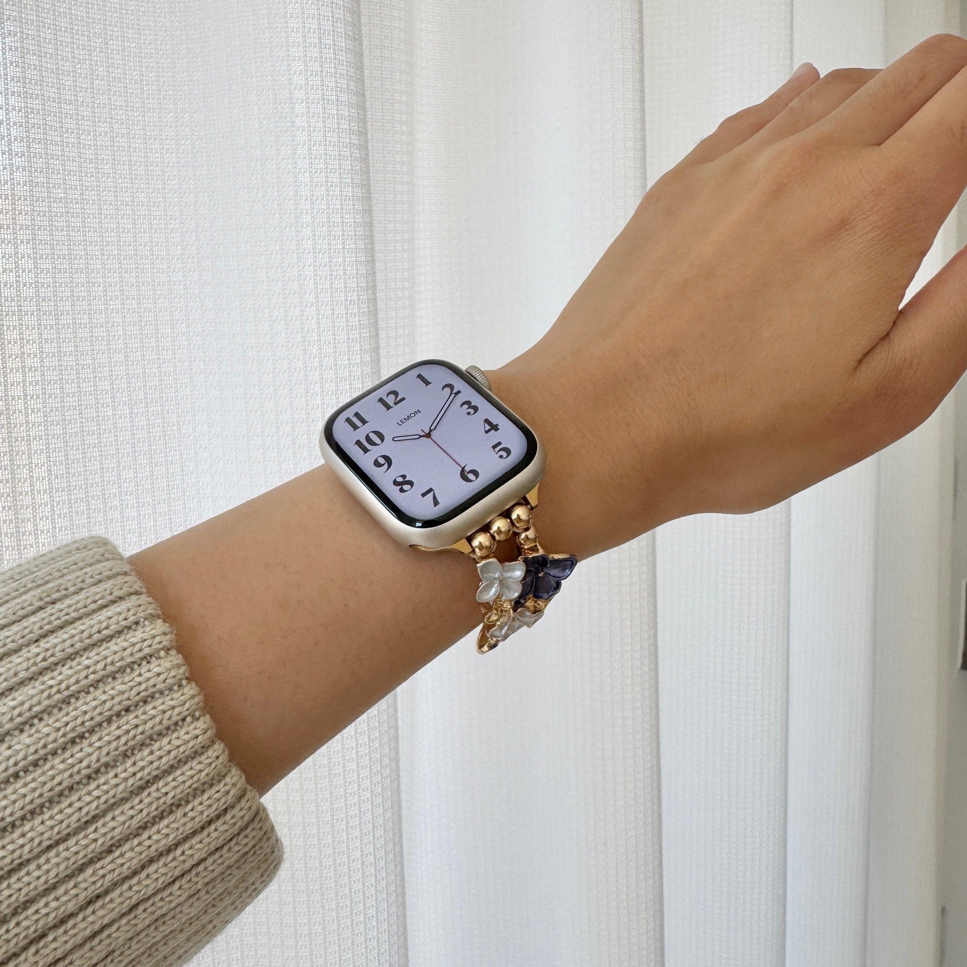 Bloom Apple Watch Bracelet - Blue