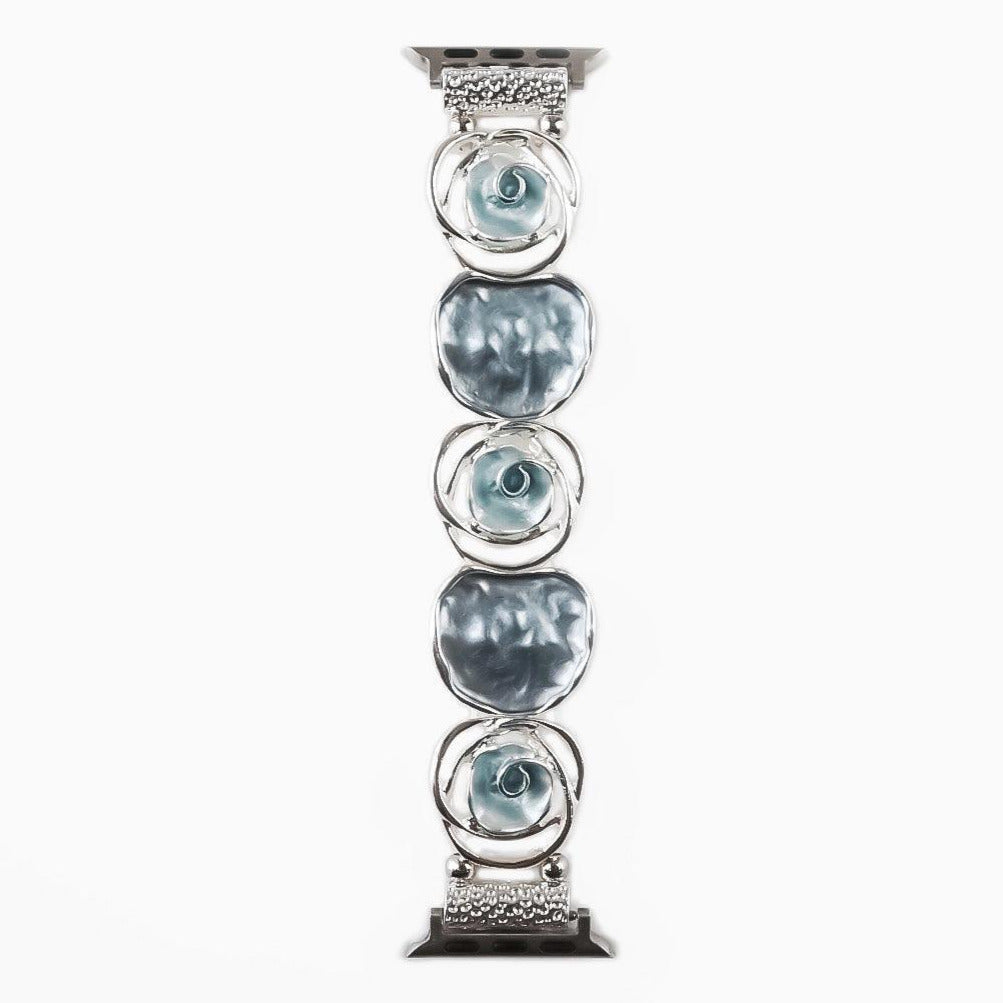 Rosette Apple Watch Bracelet - Ocean Blue