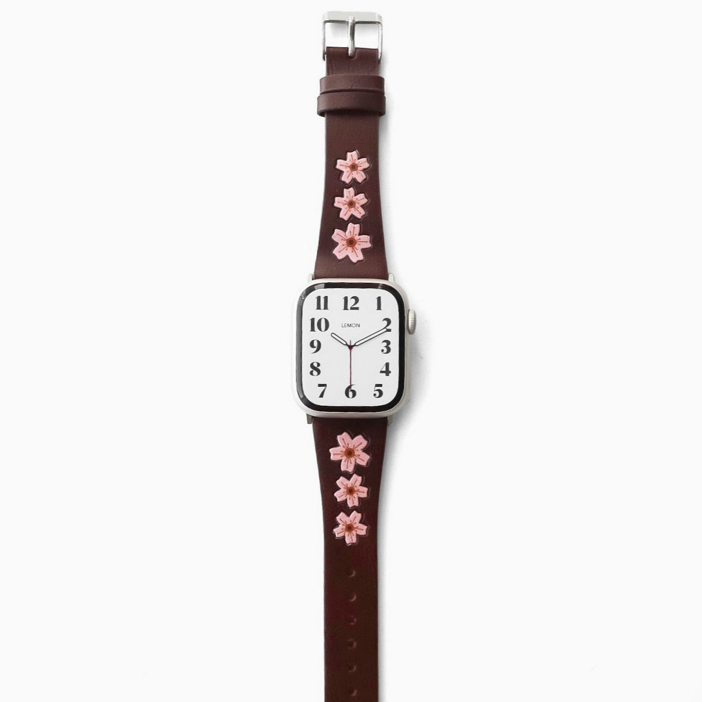 Sakura Leather Apple Watch Strap - Brown