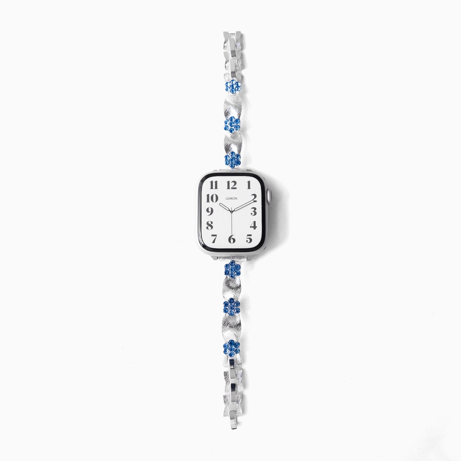 Azure Snowflake Apple Watch Bracelet - Blue