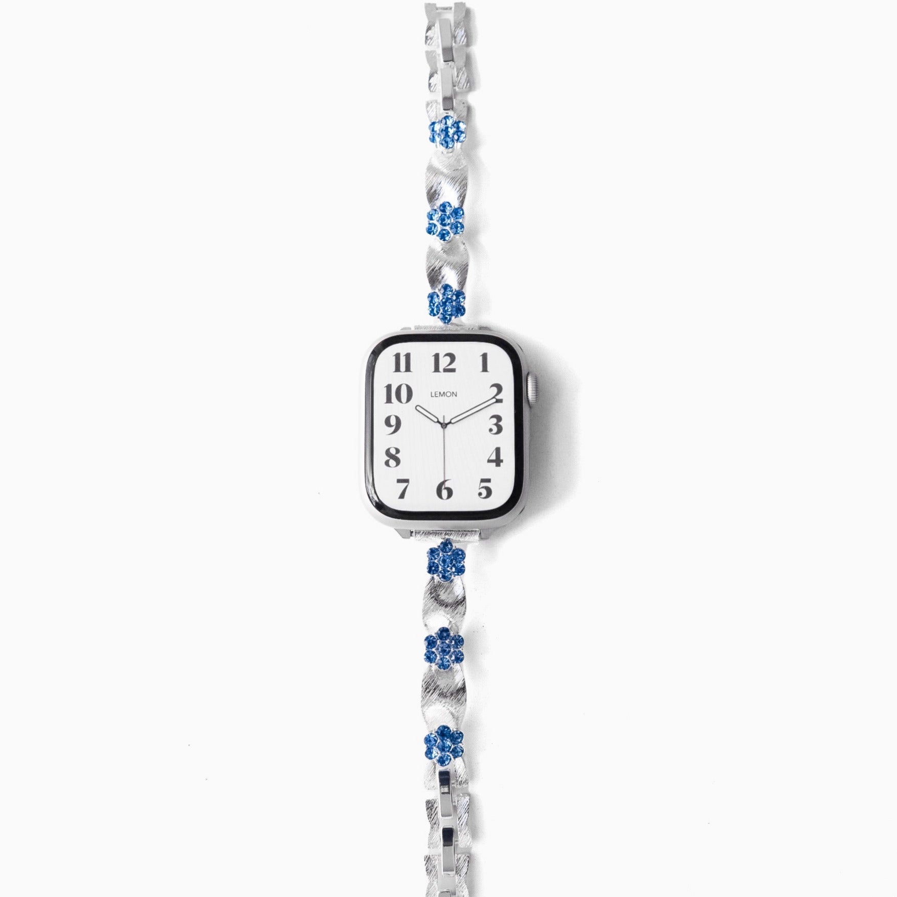 Azure Snowflake Apple Watch Bracelet - Blue