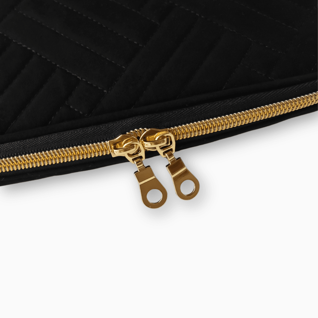 Velvet Watch Band Travel Bag (2 Colors)-Black