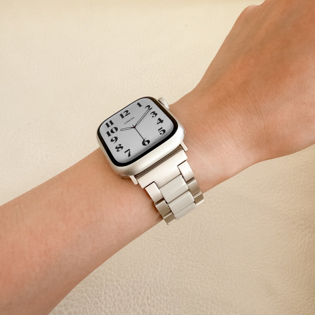 (St-Steel) Glow Apple Watch Strap - Starlight