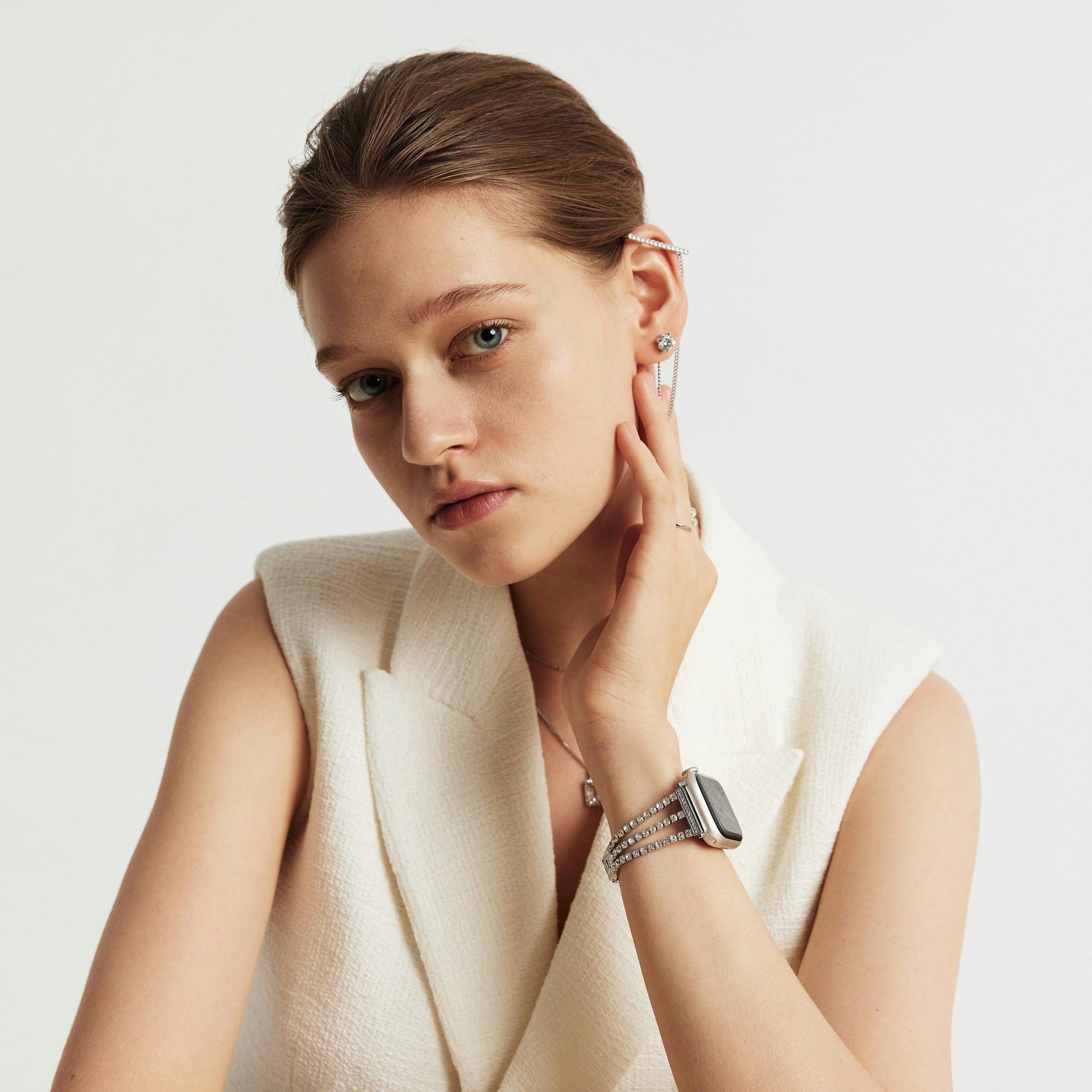 Celebrity Apple Watch Bracelet - Silver
