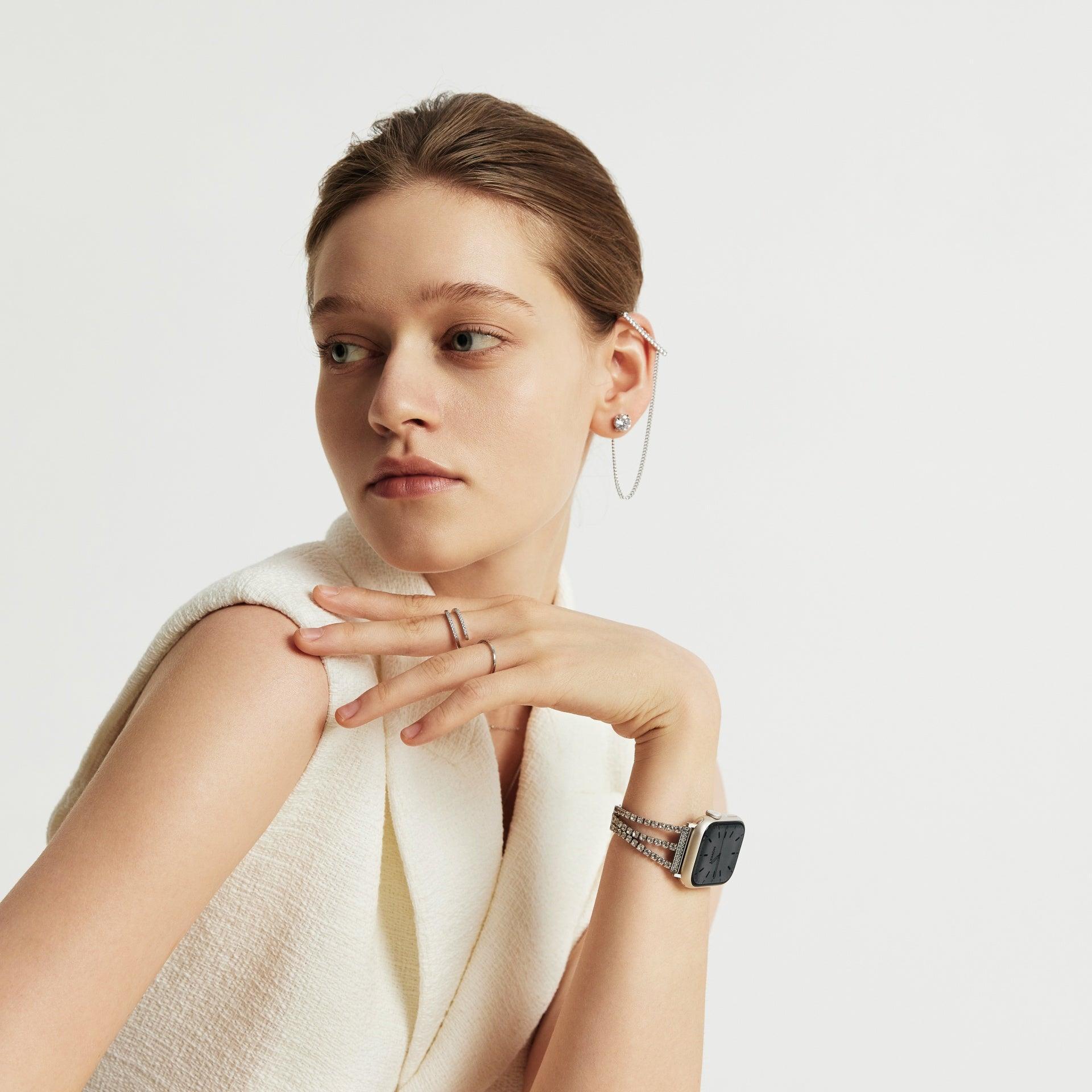 Celebrity Apple Watch Bracelet - Silver