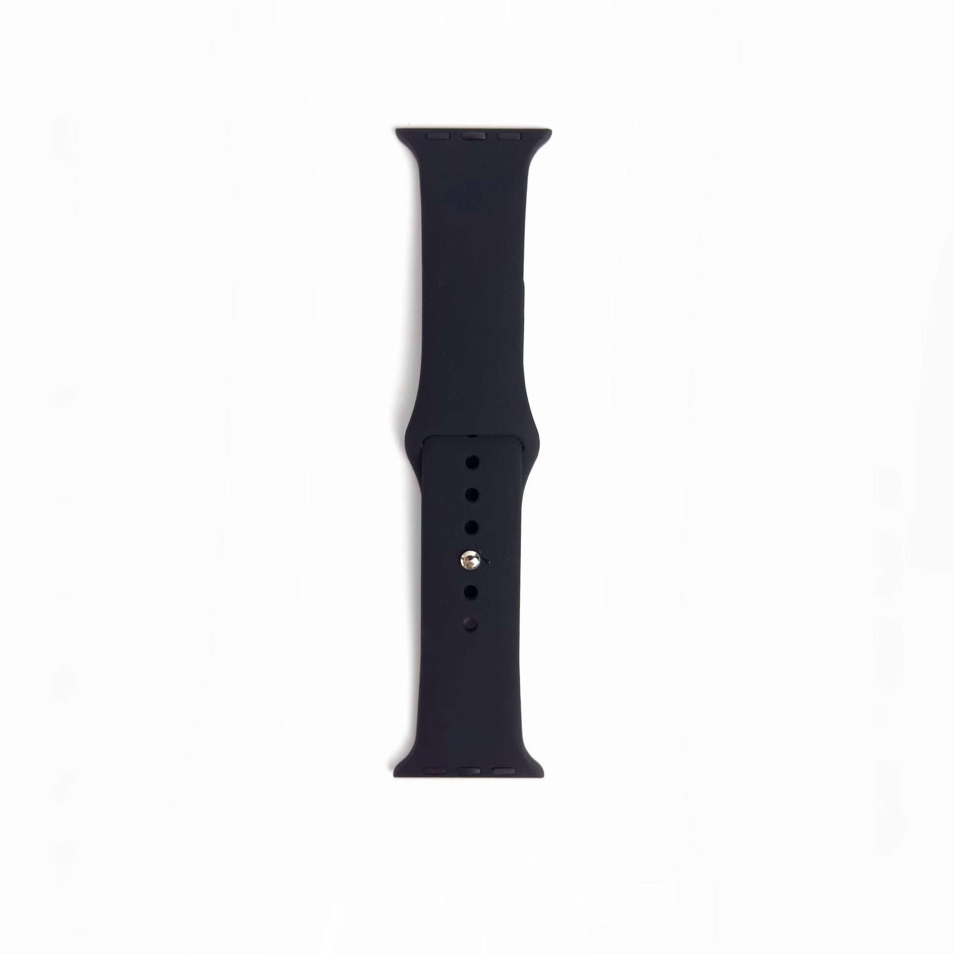 Classic Silicone Apple Watch Band - Black