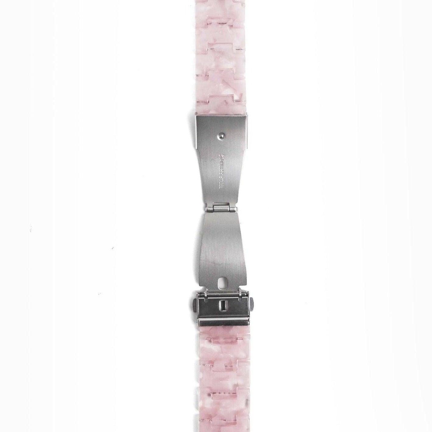 Polly Resin Apple Watch Band - Transparent Pink