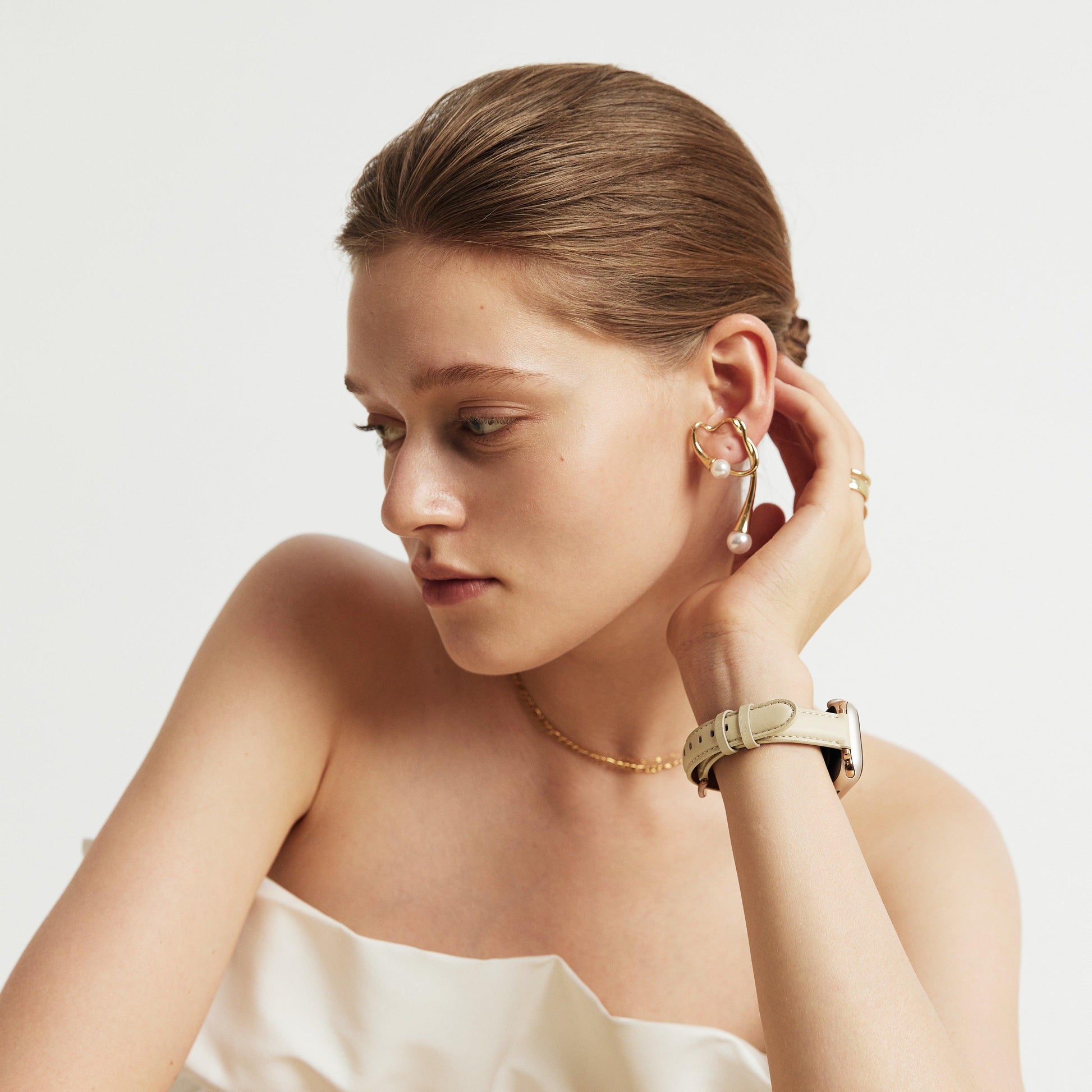 Rosé Apple Watch Strap - Beige