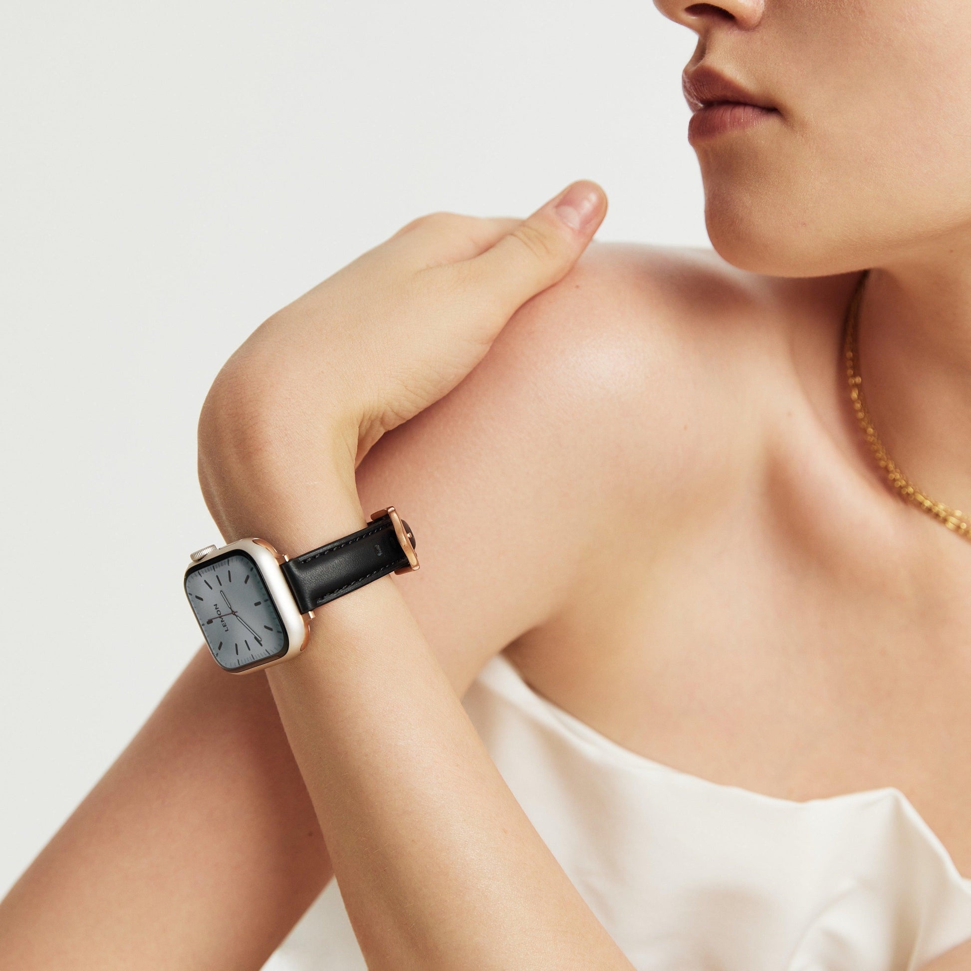 Rosé Apple Watch Strap - Black