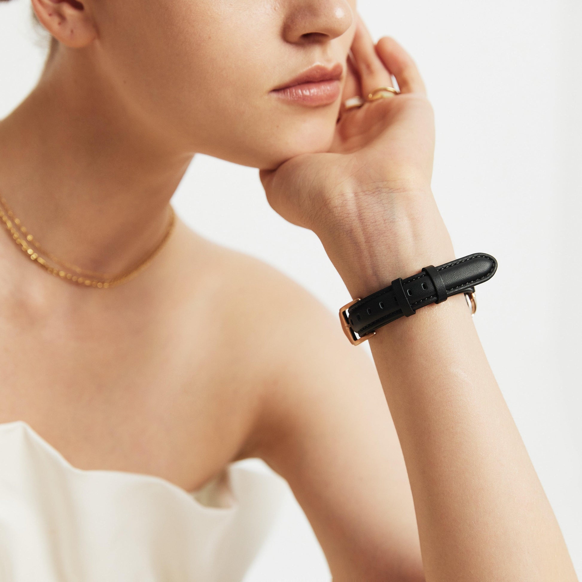 Rosé Apple Watch Strap - Black