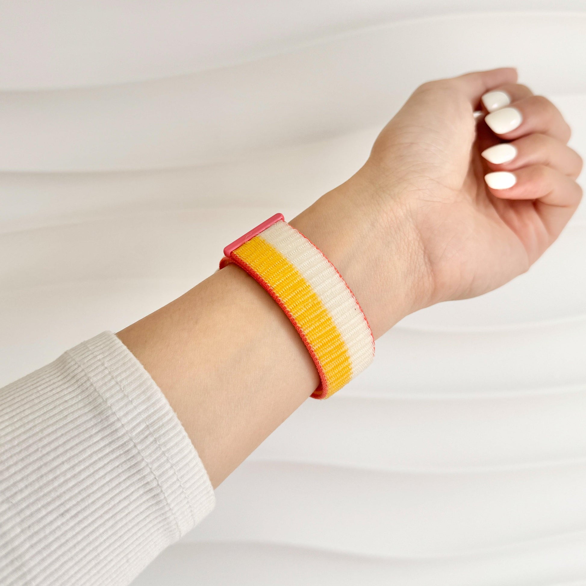 Soft Nylon Apple Watch Loop - Orange