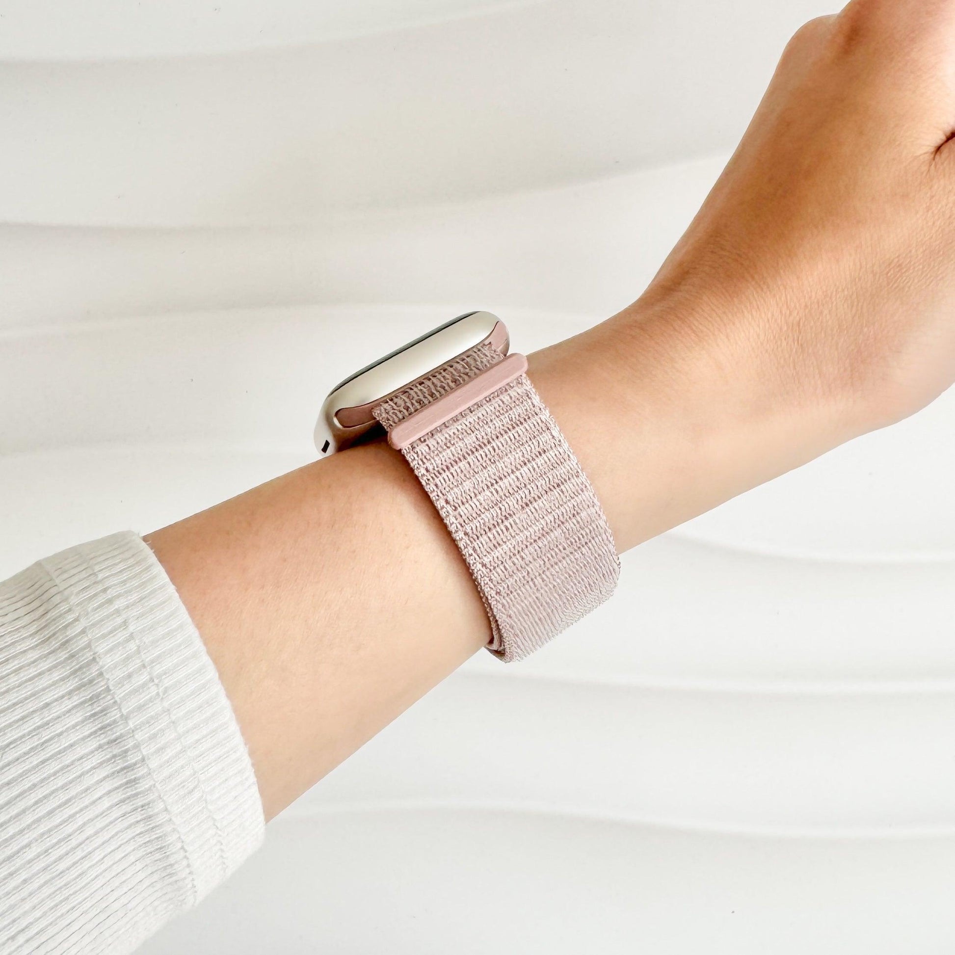 Soft Nylon Apple Watch Loop - Blush Pink