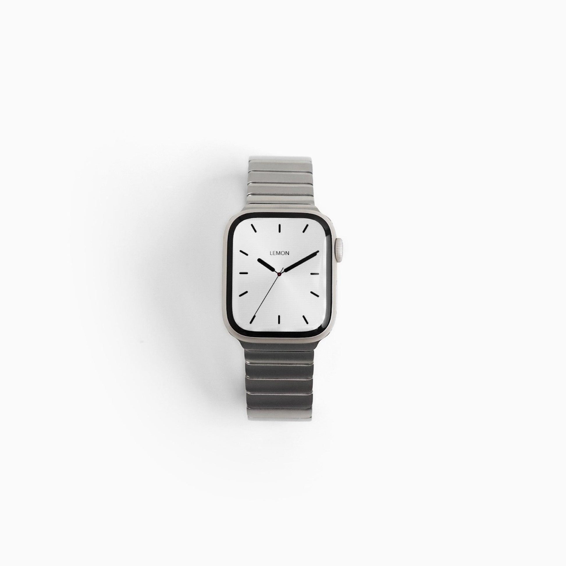 (St-Steel) Butterfly Link Apple Watch Strap - Silver
