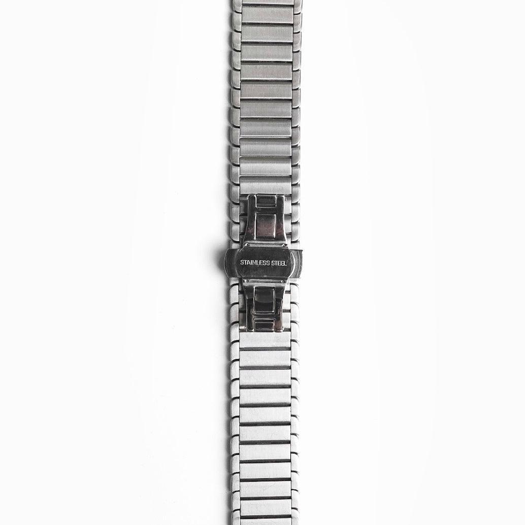 (St-Steel) Butterfly Link Apple Watch Strap - Silver