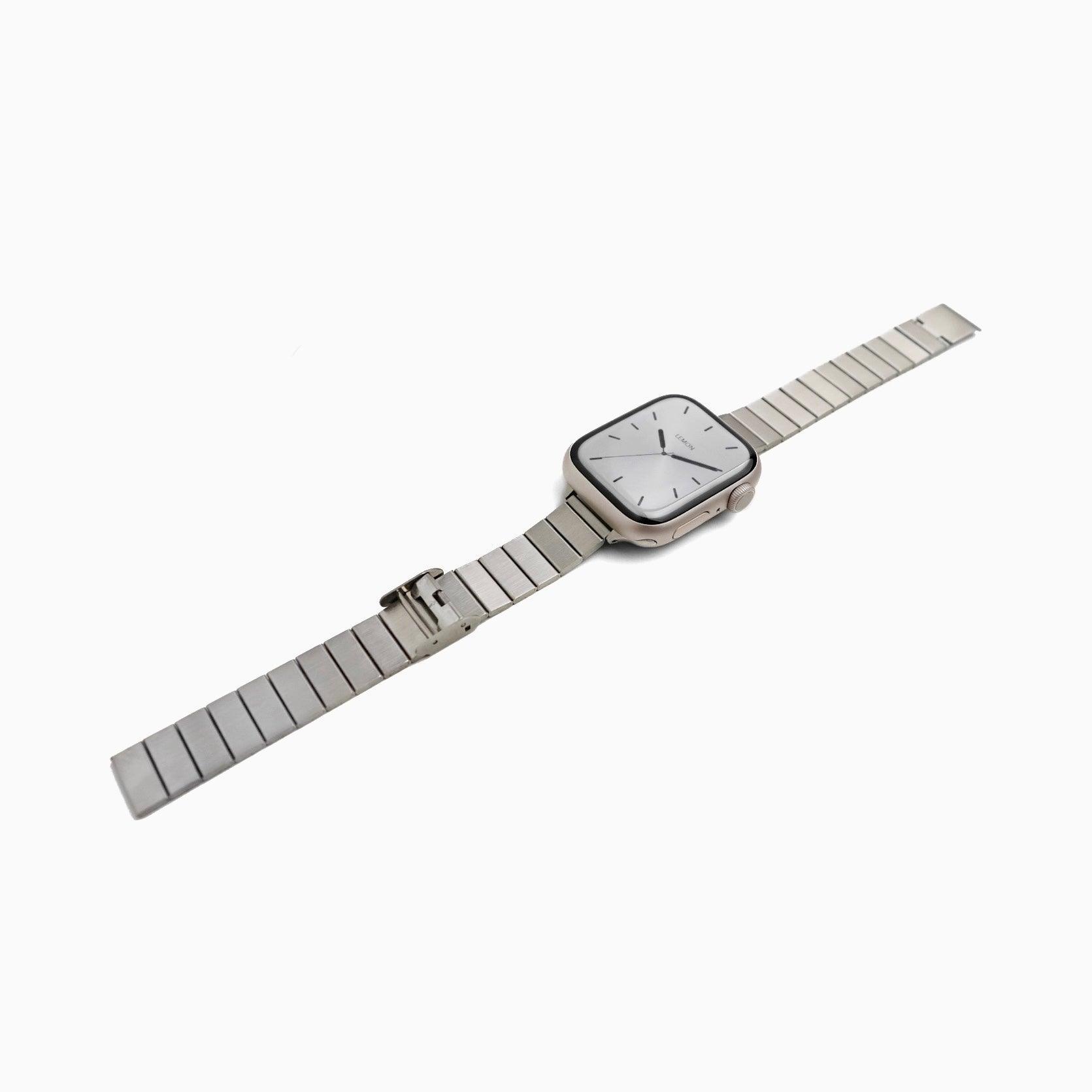(St-Steel) Film Apple Watch Strap - Silver