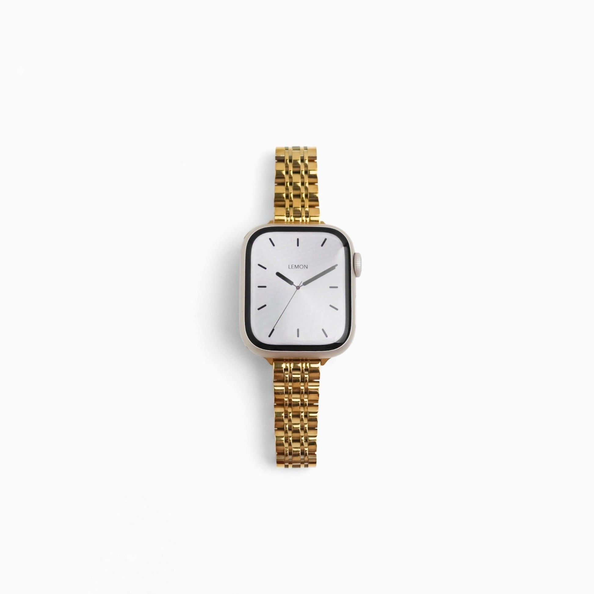 (St-Steel) Inspiration Apple Watch Strap - Gold