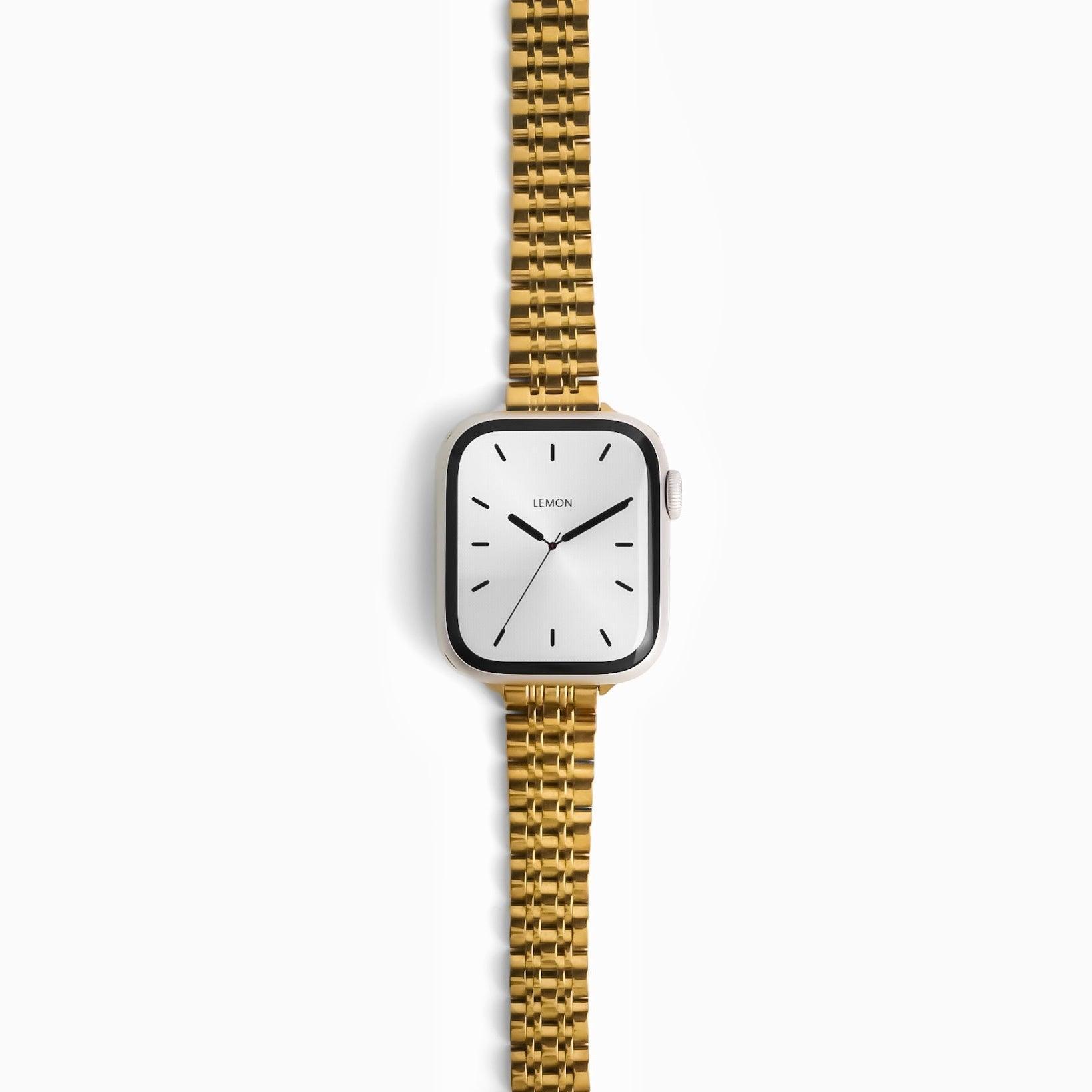 (St-Steel) Inspiration Apple Watch Strap - Or