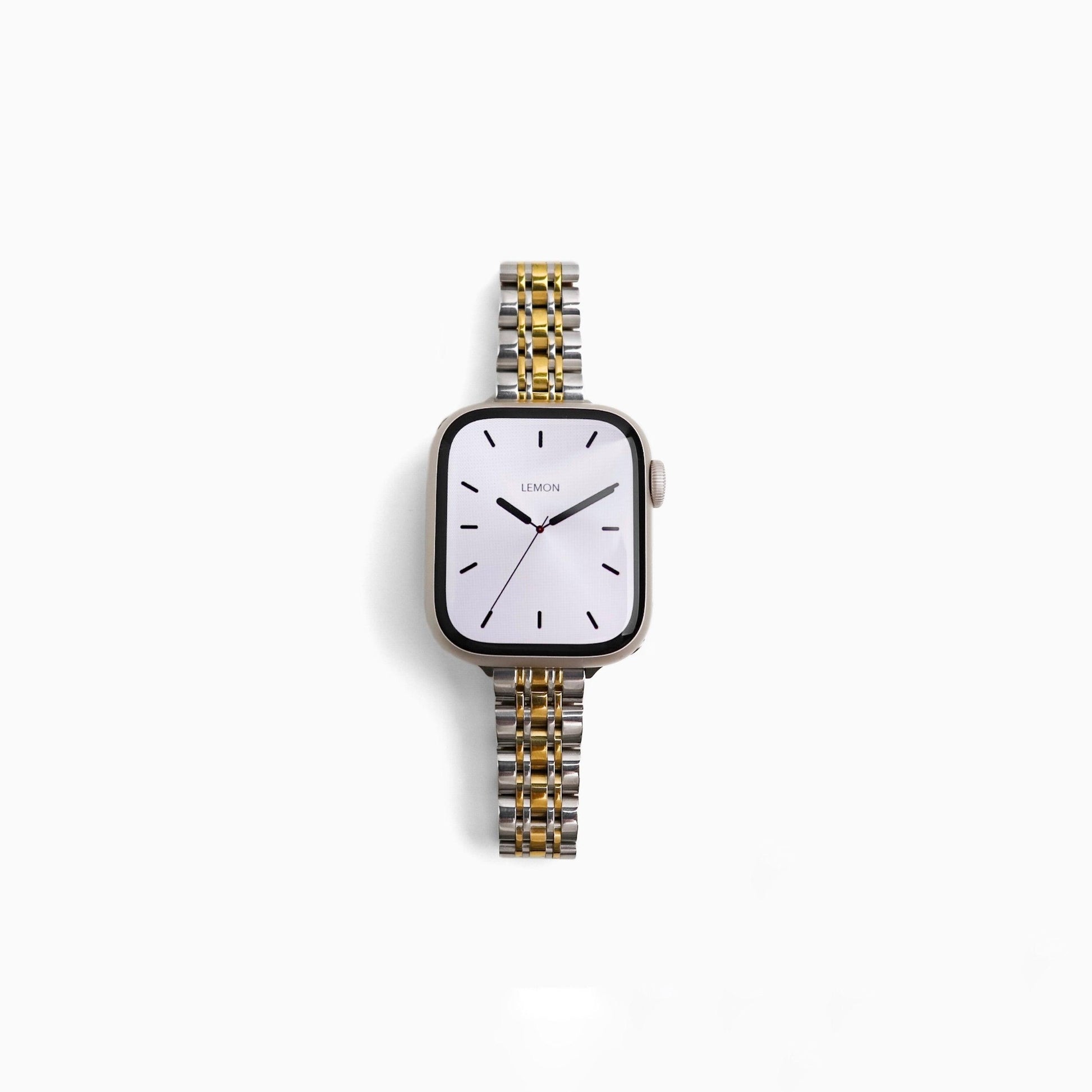 (St-Steel) Inspiration Apple Watch Strap - Two Tone