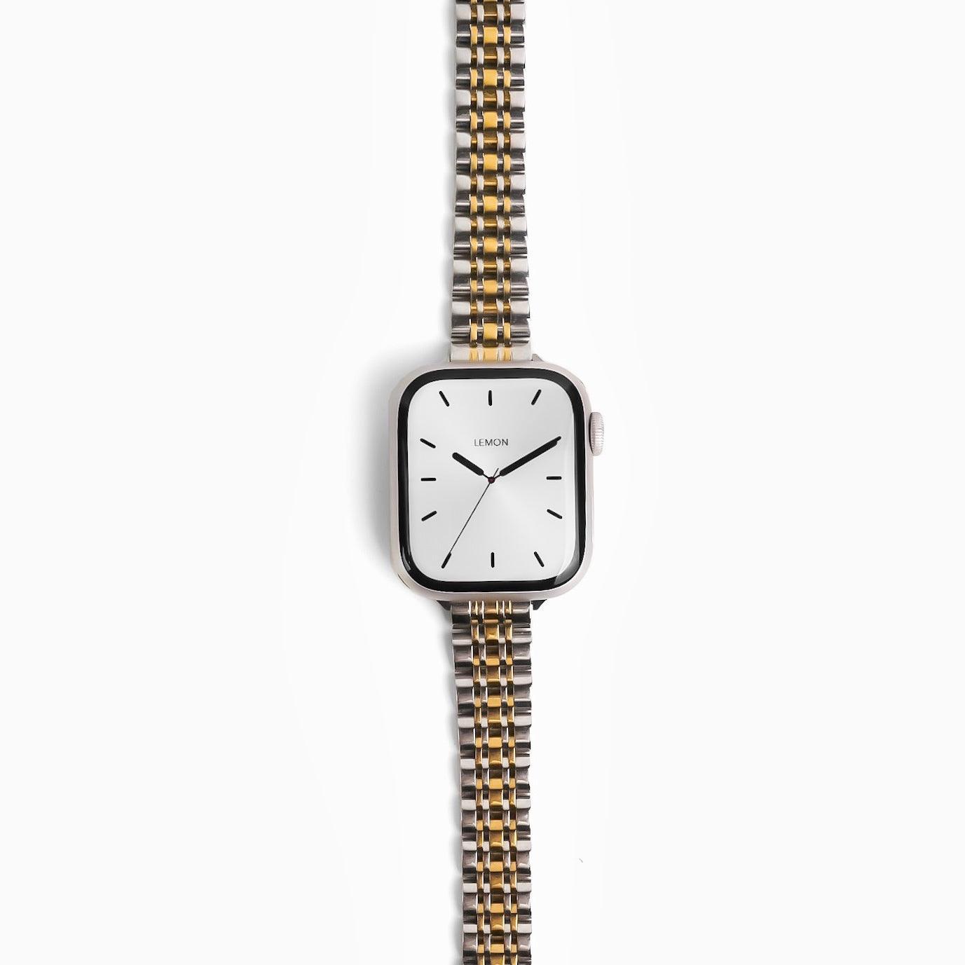 (St-Steel) Inspiration Apple Watch Strap - Two Tone