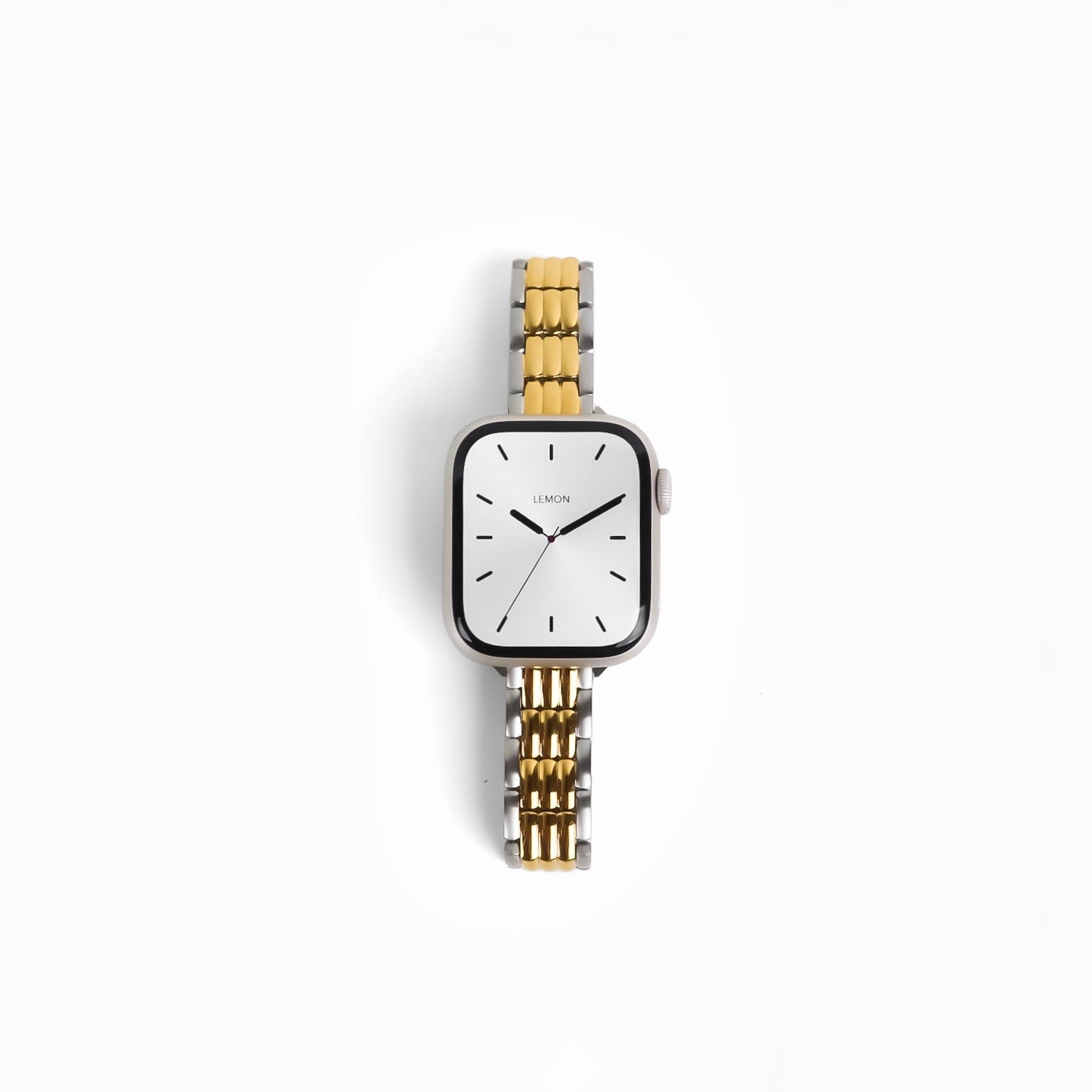 (St-Steel) Moonlight Apple Watch Strap - Two Tone