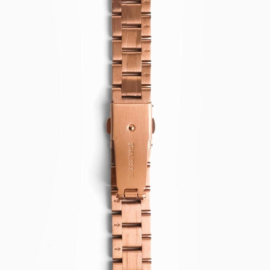 (St-Steel) Slim Jubilee Apple Watch Strap - Rose Gold