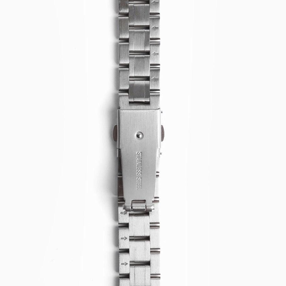 (St-Steel) Slim Jubilee Apple Watch Strap - Silver
