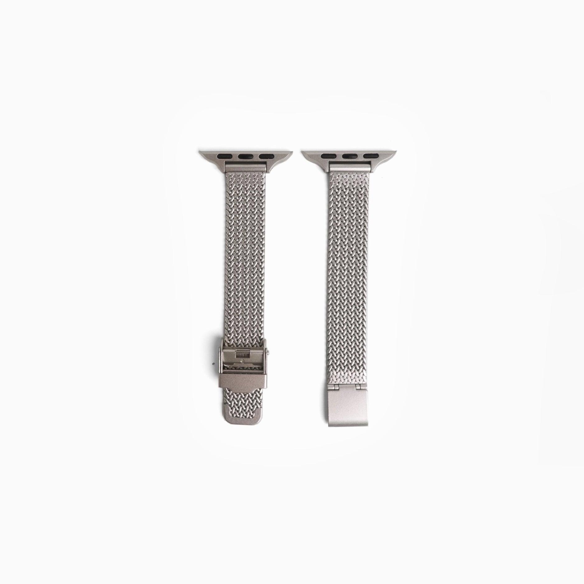 (St-Steel) Slim Stellar Apple Watch Strap - Starlight