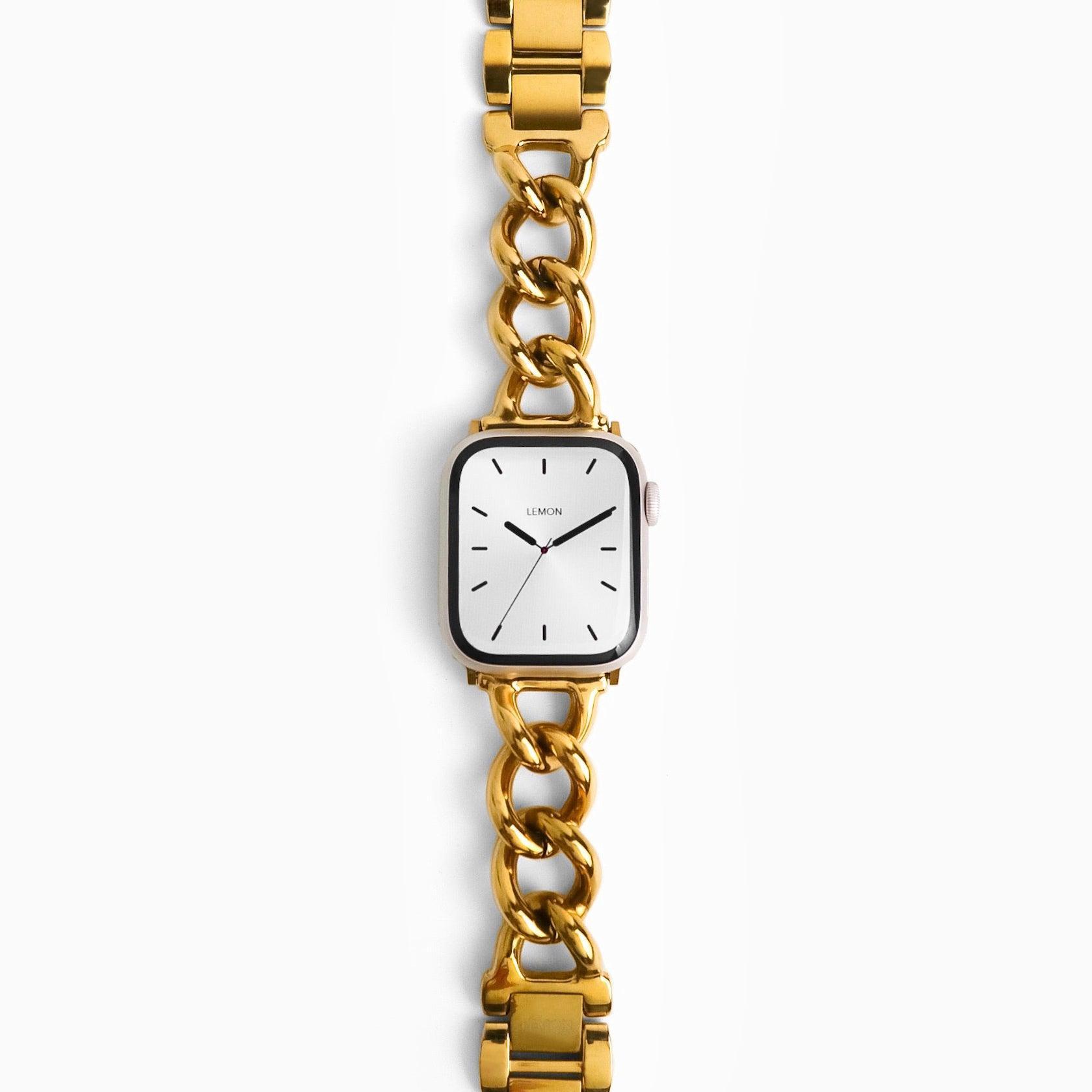 (St-Steel) Tımeless Vol.2 Apple Watch Bracelet - 18k Gold Plated