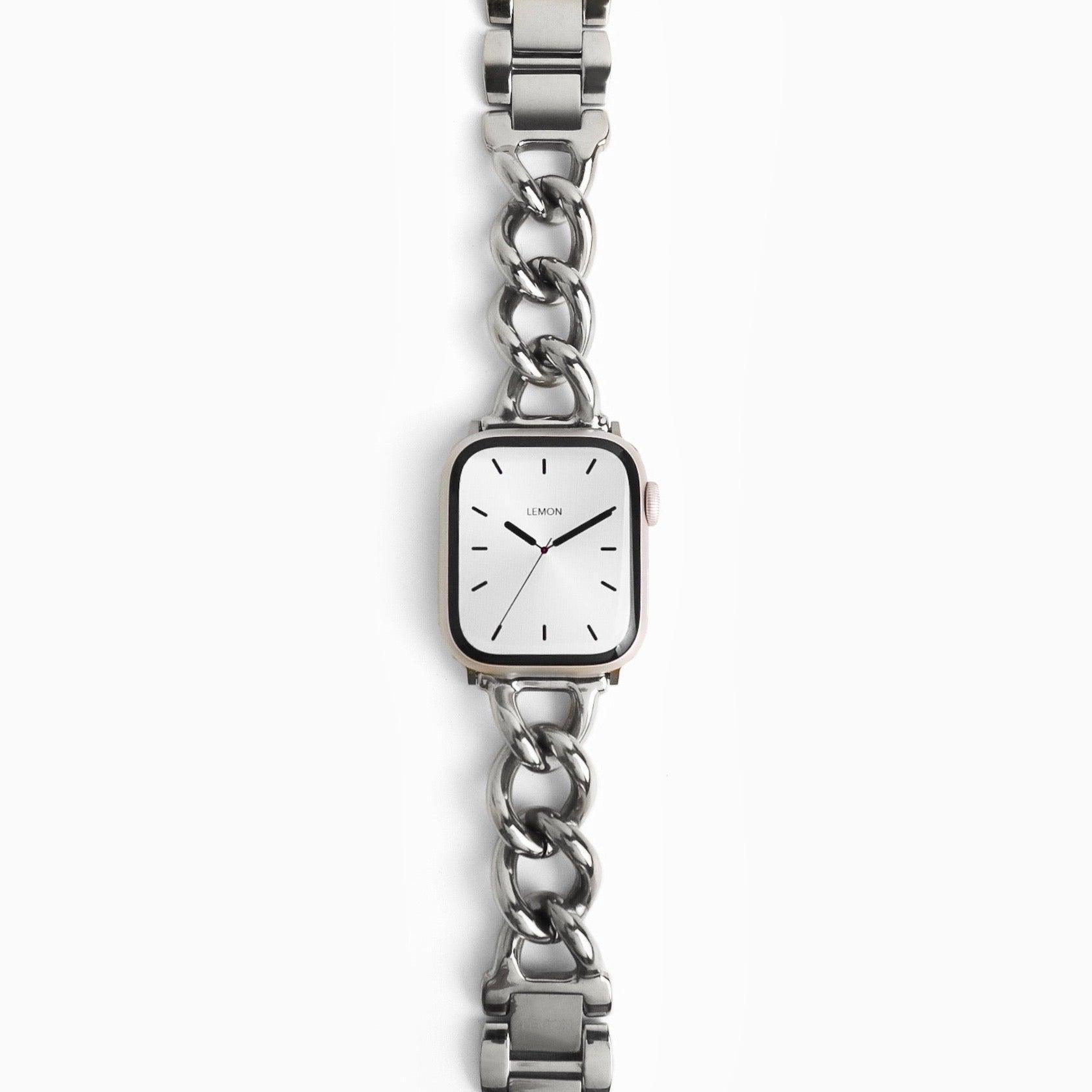 (St-Steel) Timeless Vol.2 Apple Watch Bracelet - Argent