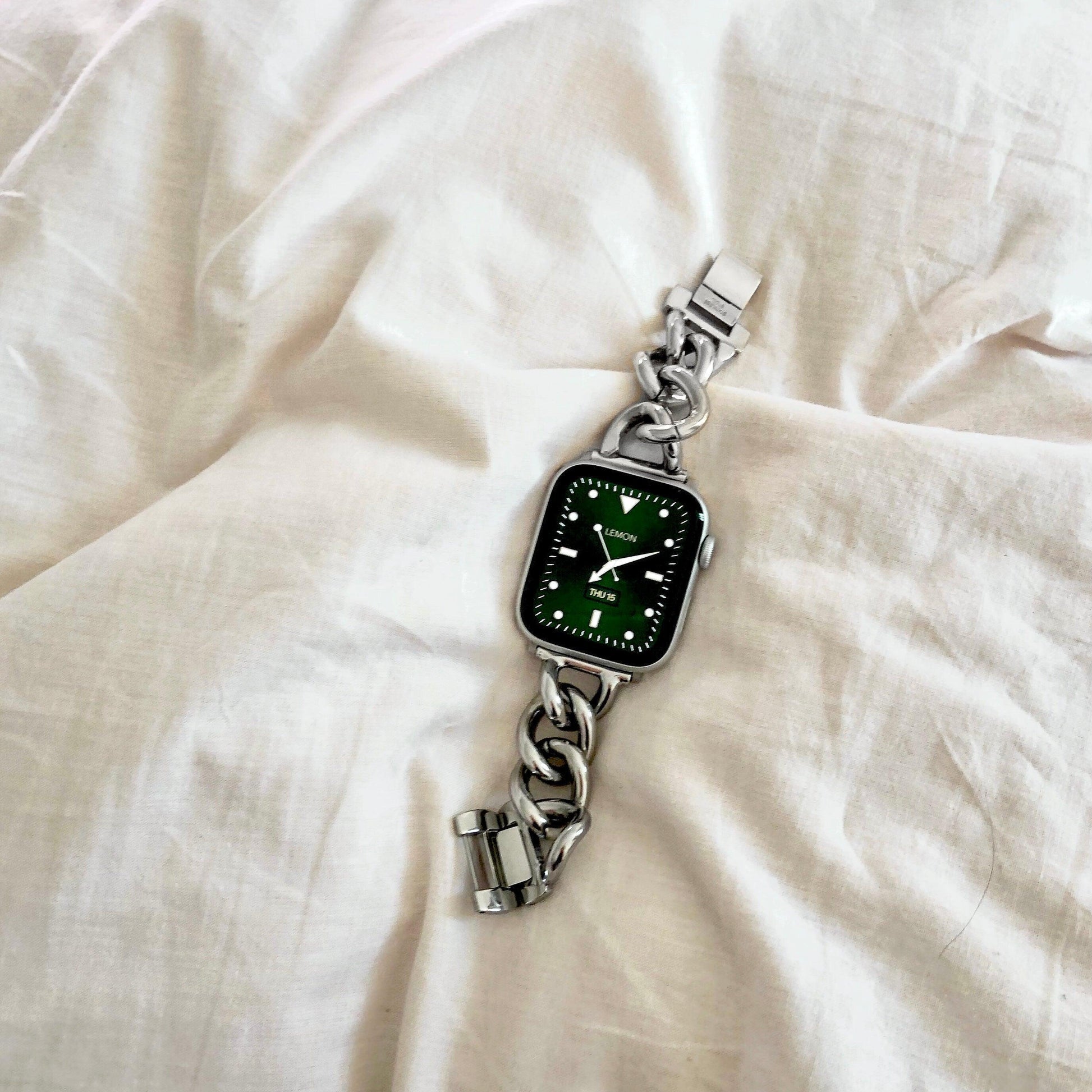 (St-Steel) Timeless Vol.2 Apple Watch Bracelet - Argent