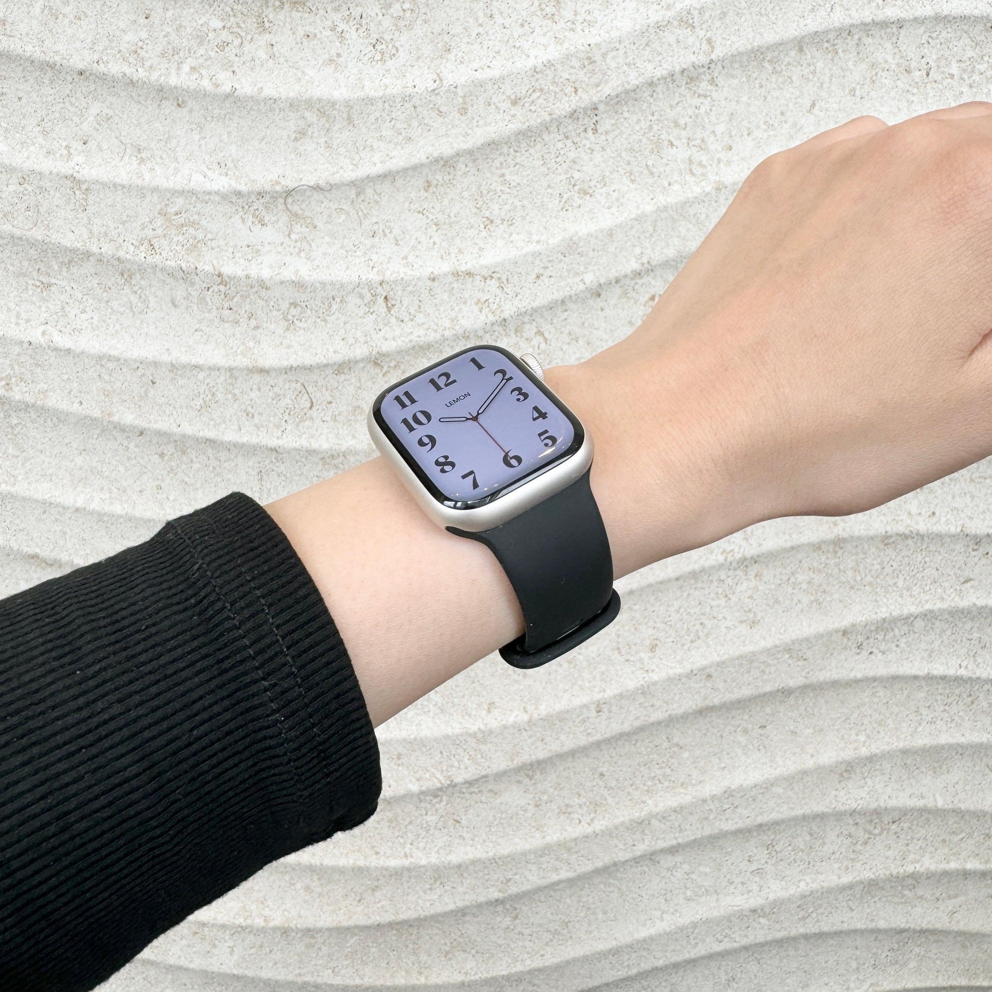 Classic Silicone Apple Watch Band - Black
